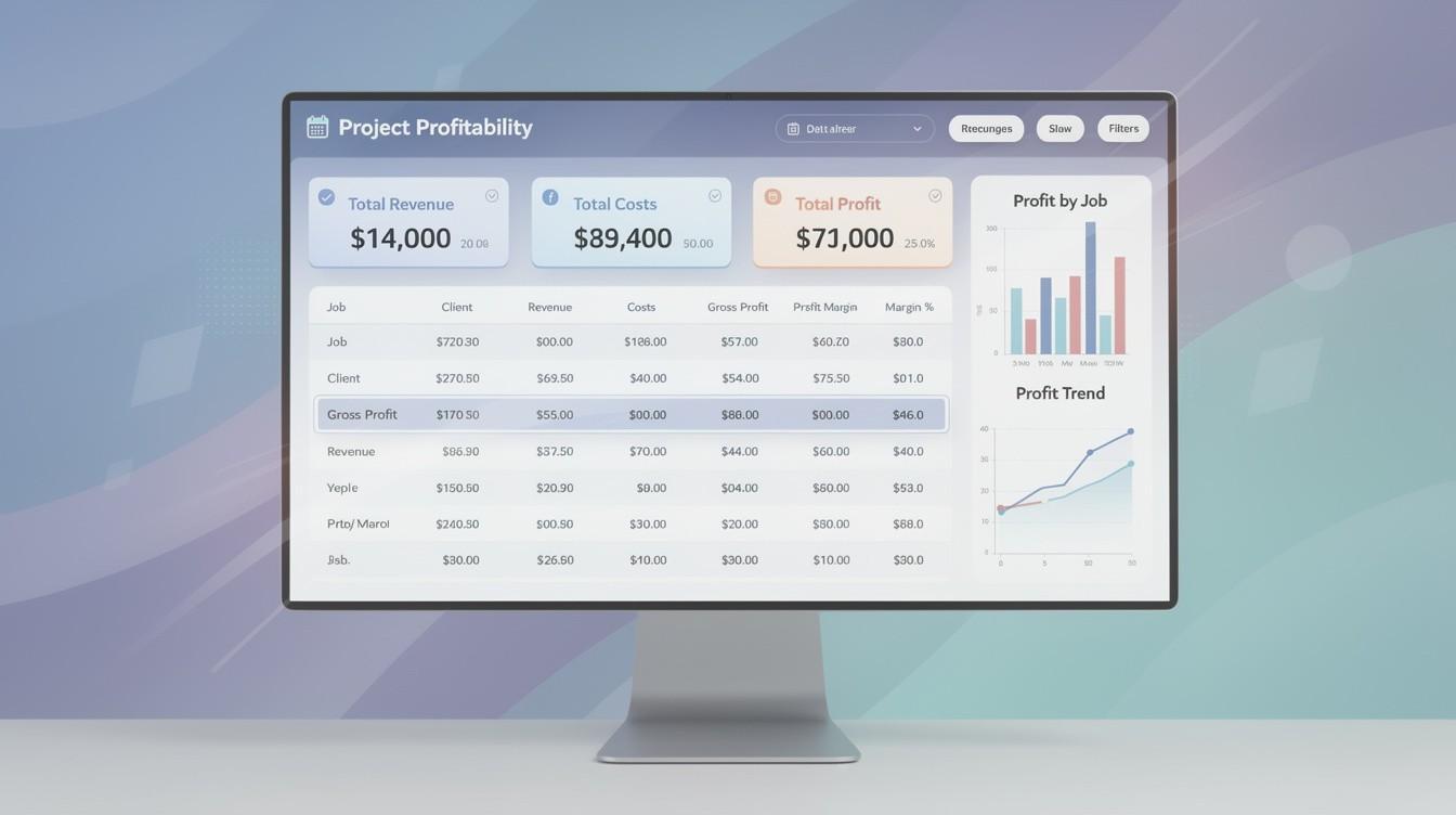 Project Profitability Tracking: Monitor Each Job’s Bottom Line